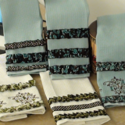 Ruffled Towels Online Sewing Embroidery Class