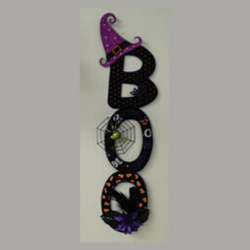 Boo Wall Decoration Online Sewing Embroidery Class