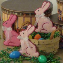 Easter Bunny Goodie Holder Online Sewing Embroidery Class