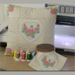 Mahalo Pillow Online Sewing Embroidery Class