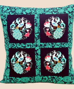 Peacock Pillow Online Sewing Embroidery Class
