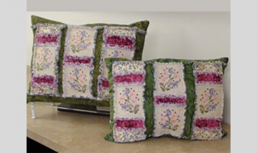 Ruffled Raw Edge Pillow Online Sewing Embroidery Class