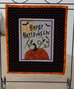 Halloween Mini Wall Hanging Online Sewing Embroidery Class