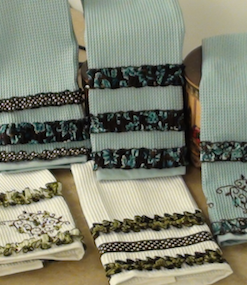 Ruffled Towels Online Sewing Embroidery Class