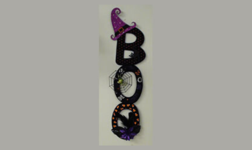 Boo Wall Decoration Online Sewing Embroidery Class