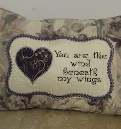 Wind Beneath My Wings Online Sewing Embroidery Class