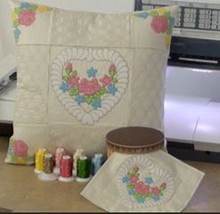 Mahalo Pillow Online Sewing Embroidery Class