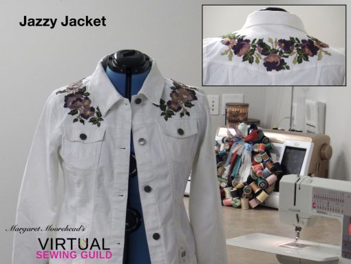 Jazzy Jacket Online Sewing Embroidery Class