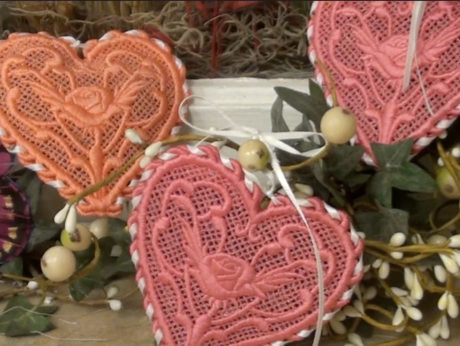 My Heart Belongs To You Sachets Online Sewing Embroidery Class